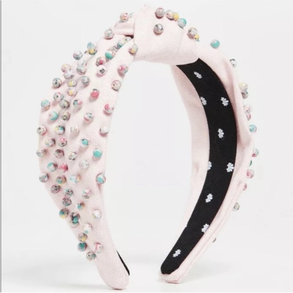 Lele Sadoughi Accessories - Lele Sadoughi Pastel Confetti Beaded Woven Headband
